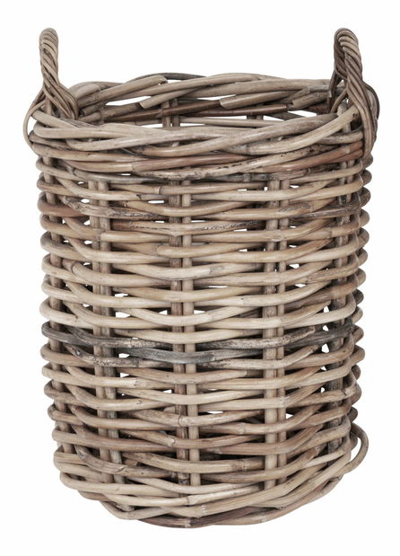 Set 2 ks proutěných květináčů Bdolena (přírodní)