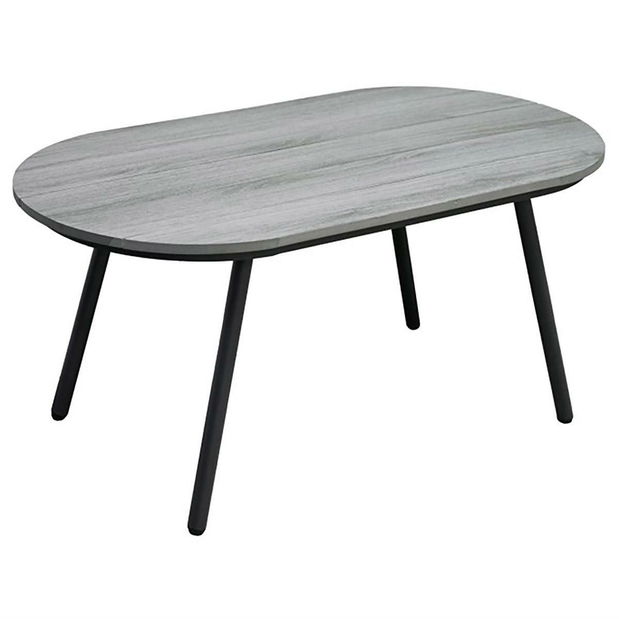 Zahradní sestava Artefactos (antracit + tmavě šedá) (pro 4 osoby)