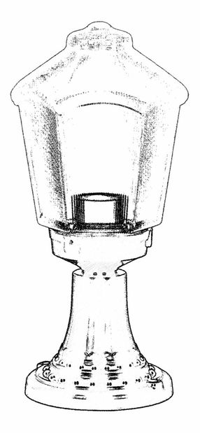 Venkovní nástěnné svítidlo Hailie (černá)