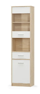 Vitrína Thornham 1D1W1S (bílá)