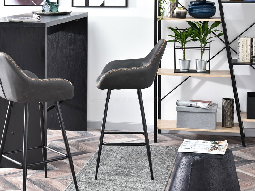 Židle Helena (grafit + černá)