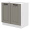 Dolní kuchyňská skříňka pod dřez Lucid 80 ZL 2F BB (claygrey + bílá)
