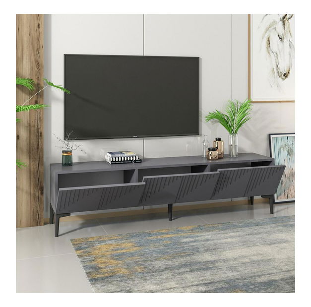 TV stolek/skříňka Kebati 3 (antracit)