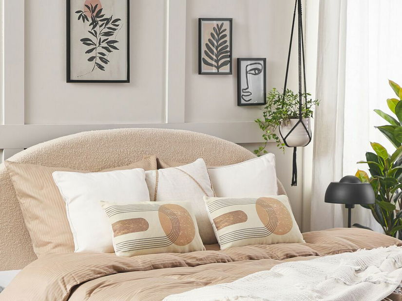 Sada 2 ozdobných polštářů 30 x 50 cm Neel (šedá)