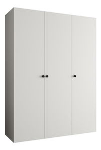 Šatní skříň 150 cm Parna 1 (bílá + černá)
