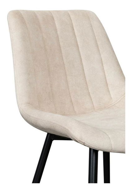 Jídelní židle Ruler (béžová + černá)