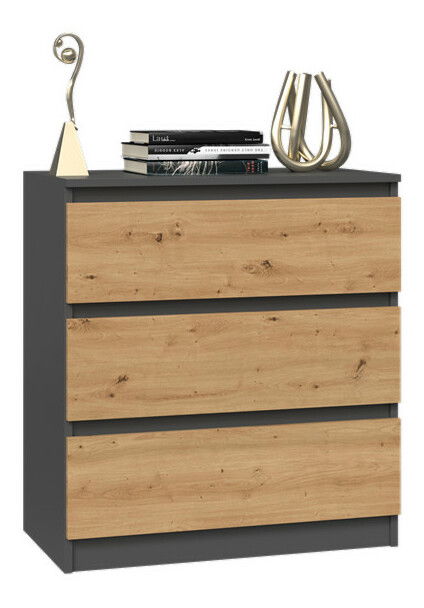 Komoda Musecalo 1 (antracit + dub artisan)