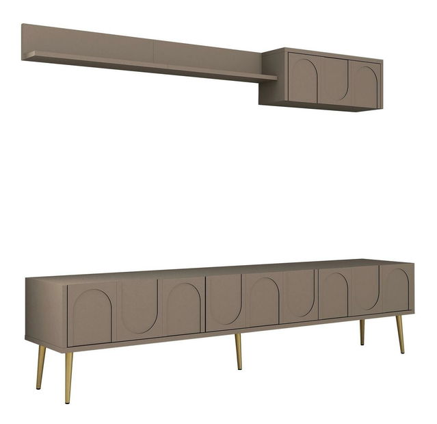 Obývací stěna Bipemu 4 (atlas + zlatá)