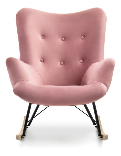 Houpací křeslo Laurentino (černá)