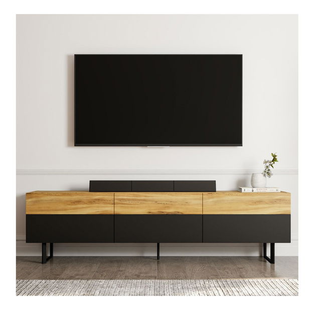 TV stolek/skříňka Sajn (dub černý)