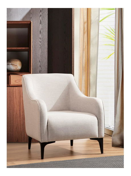 Křeslo Belasemma (bílá + černá)