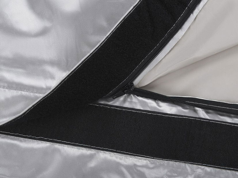 Potah na sedací pytel 180 x 230 cm Fiamma (stříbrná)