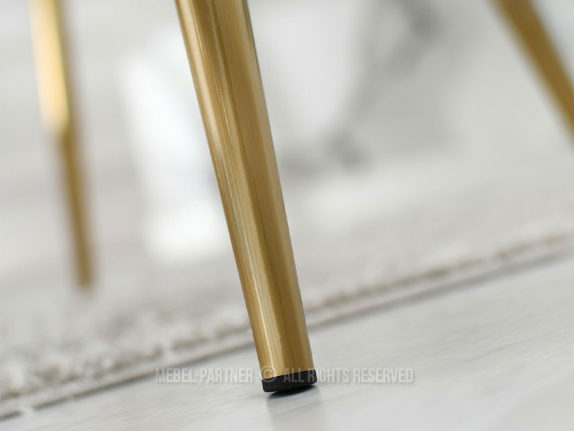 Židle Carma K (šedá + zlatá)