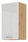 Horní kuchyňská skříňka Arryn 40 G-72 1F (dub artisan + lesk bílý)