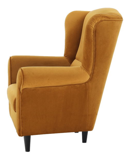 Křeslo ušák Charlie (hořčicová)