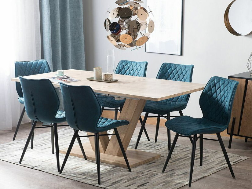 Jídelní stůl Leuven (pro 4 osoby) (světlé dřevo)