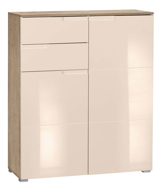 Komoda Merissa typ 1 (krémová + dub sonoma)