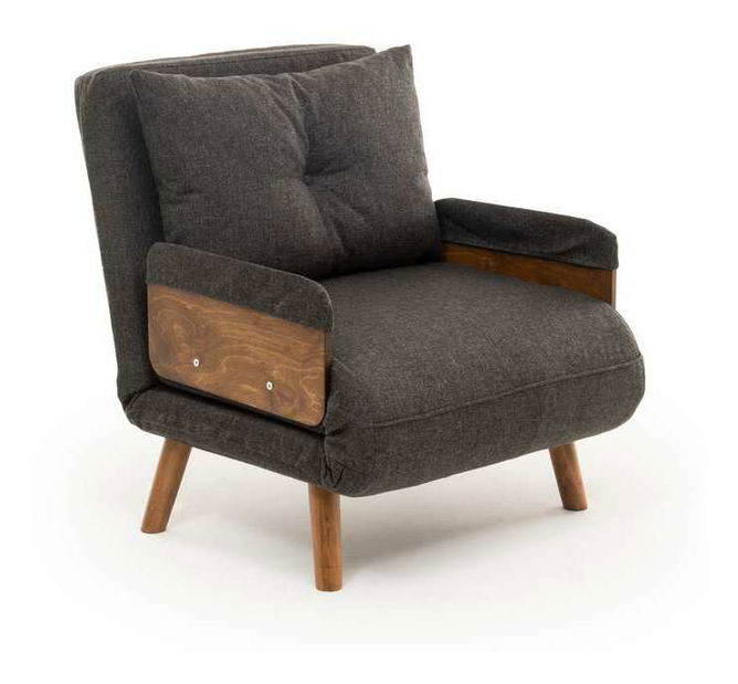 Křeslo Como S (tmavě šedá)