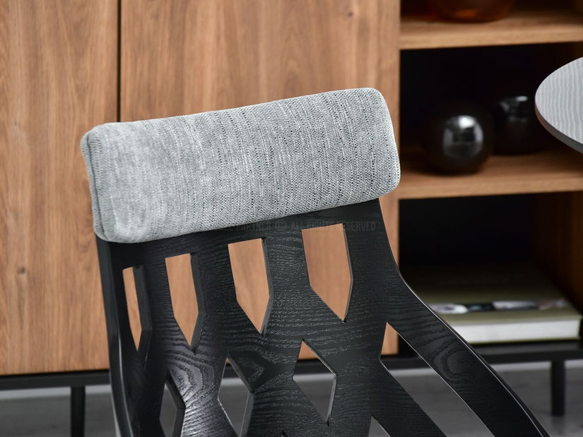 Židle Crab (černošedá + černá)