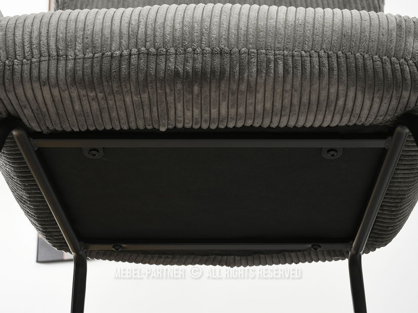 Křeslo Condor (grafit + černá)