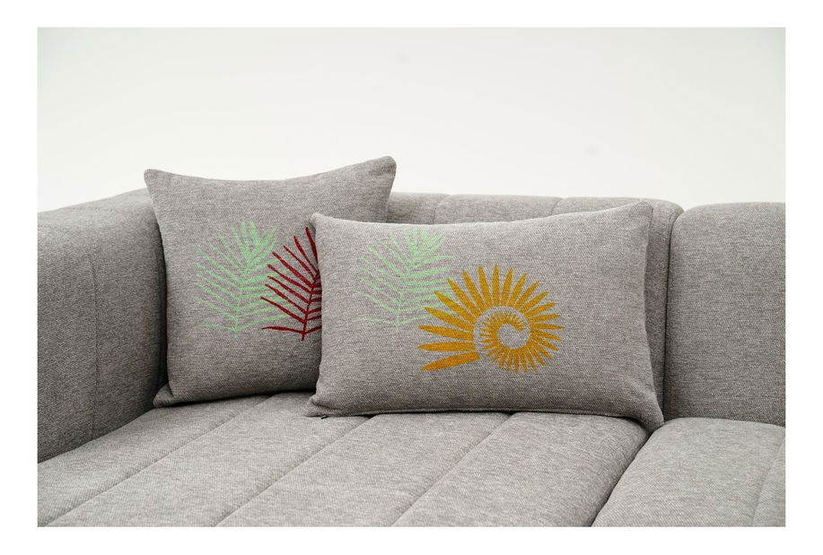 Rohová sedačka Beyzometta (L) (světle šedá)