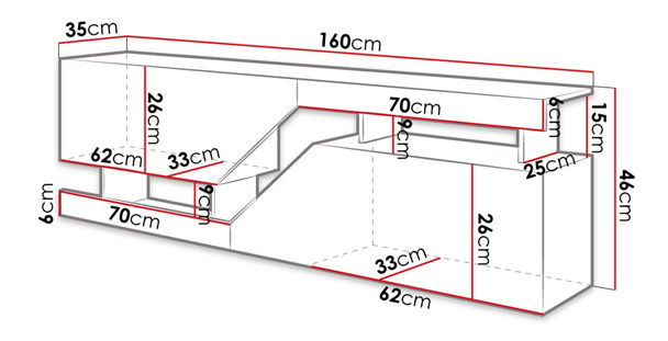 TV stolek/skříňka Bekas *výprodej