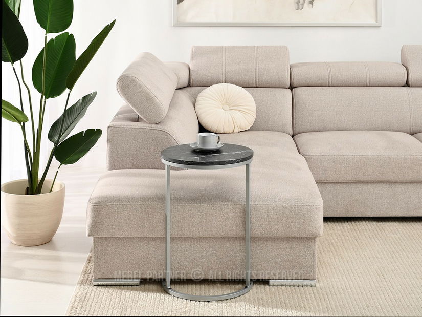 Konferenční stolek Corden (černá + chromová matný)