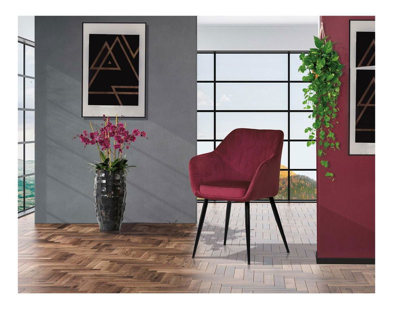 Jídelní židle Prevalecio (červená)