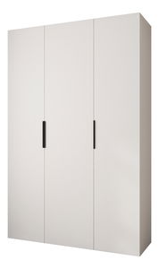 Šatní skříň 160 cm Carmela 50-4 (bílá + černá)