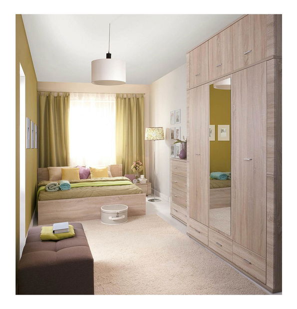 Ložnice Gwenn 2 (dub sonoma)