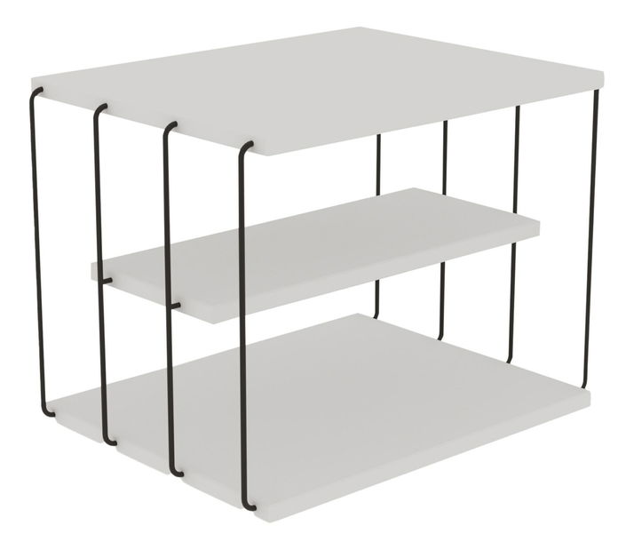 Příruční stolek Lifia (bílá)