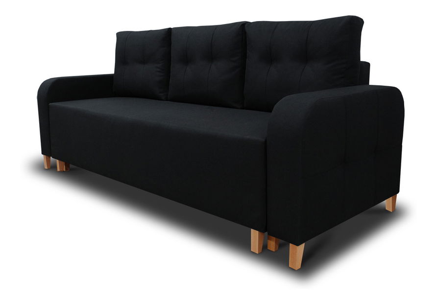 Pohovka třísedačka Abyss (černá)