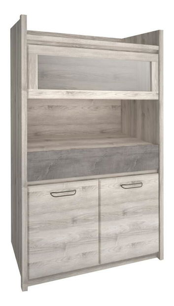 Vitrína Jess new (kaštan nairobi + onyx)