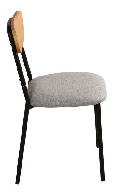 Jídelní set Mimetizarse (dub světlý + šedá) (pro 4 osoby)