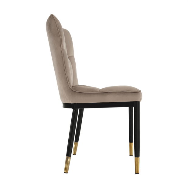 Jídelní židle Dopey (béžová + černá)