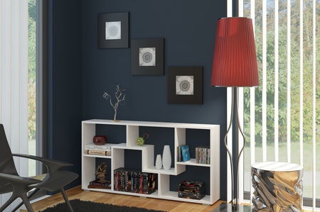 Regál Denny B široký bílá