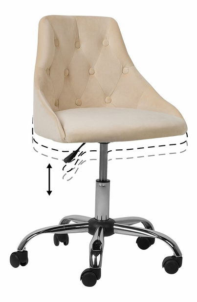 Kancelářská židle Parras (béžová)