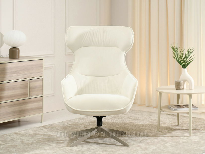 Relaxační křeslo Orbitek (krémová + béžová)