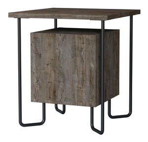 Noční stolek Acre (tmavě hnědá)