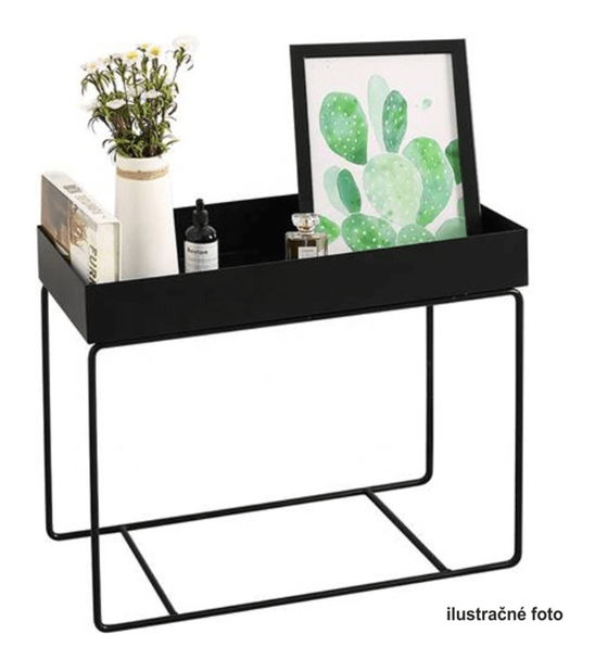 Kovový květináč Indrazia typ 2 (bílá)