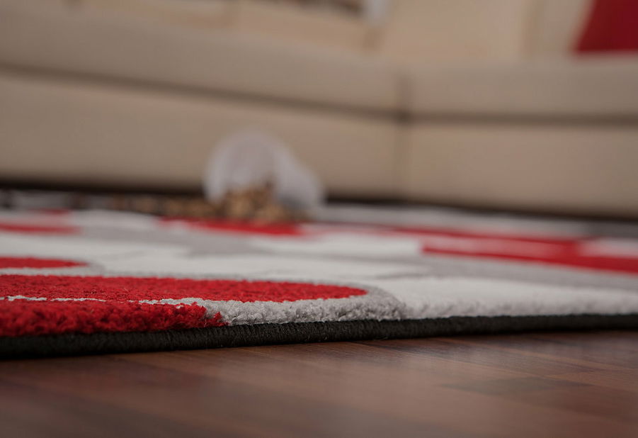 Kusový koberec Lambada Handcarving 464 Black-Red