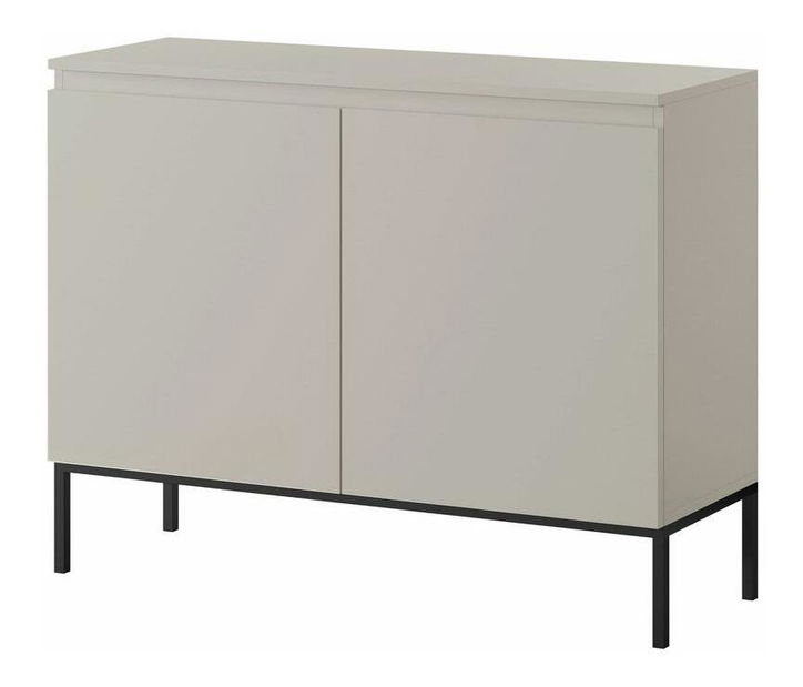 Skříňka Bennasi B2 (béžová + černá)