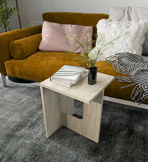 Příruční stolek Terra (travertin)