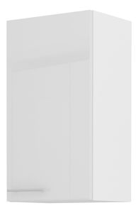 Horní kuchyňská skříňka Lavera 40 G 72 1F (bílá + lesk bílý)