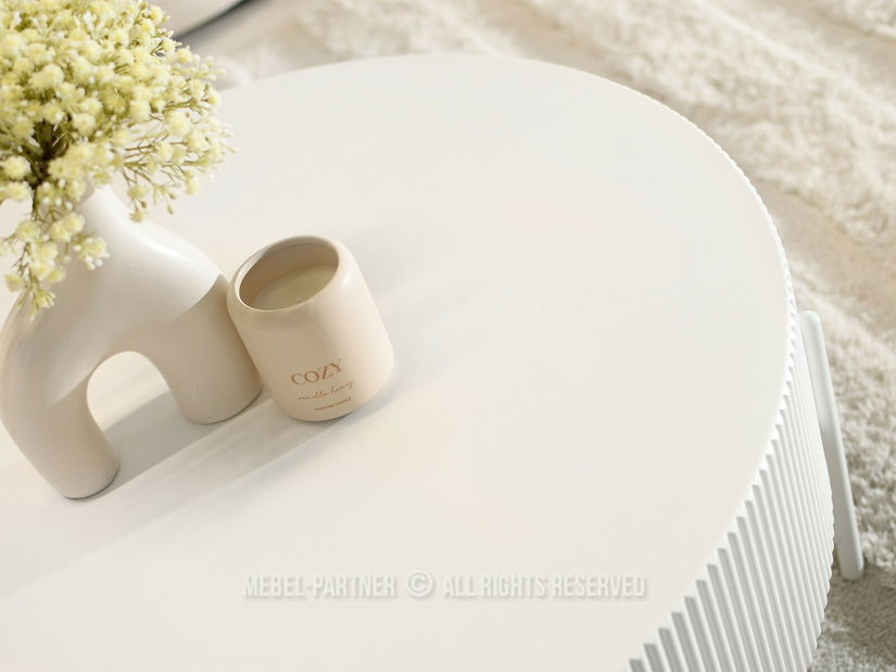 Konferenční stolek Número (bílá)