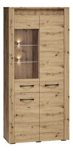 Policová skříň Anika 4 (dub artisan)