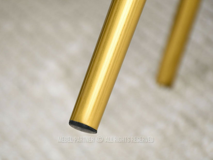 Relaxační křeslo Laziam (béžová + zlatá)