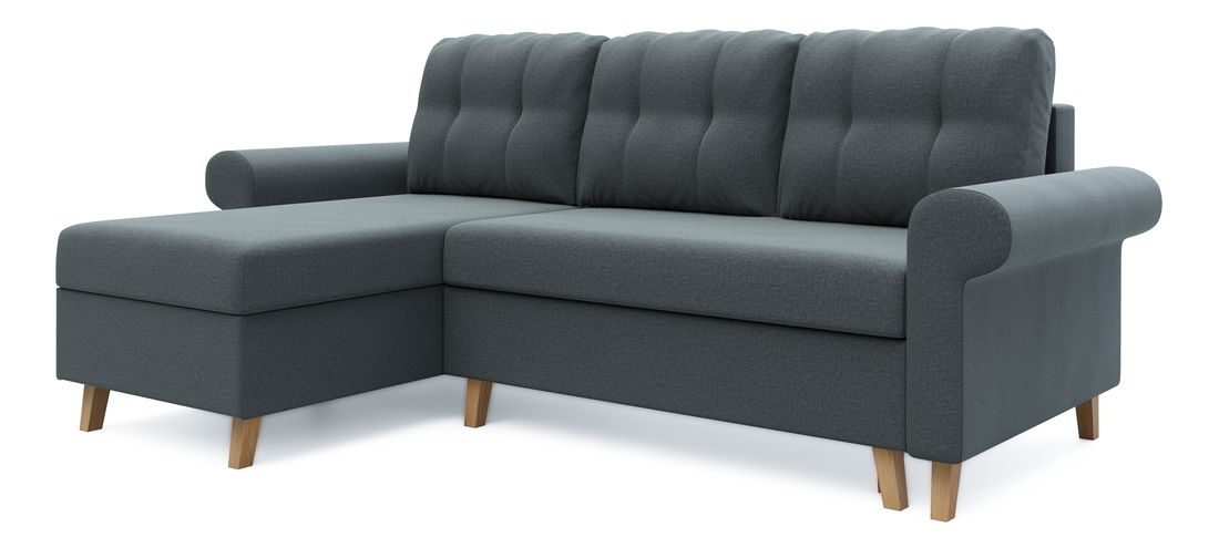 Rohová sedací souprava Ostrol (šedá) (L)