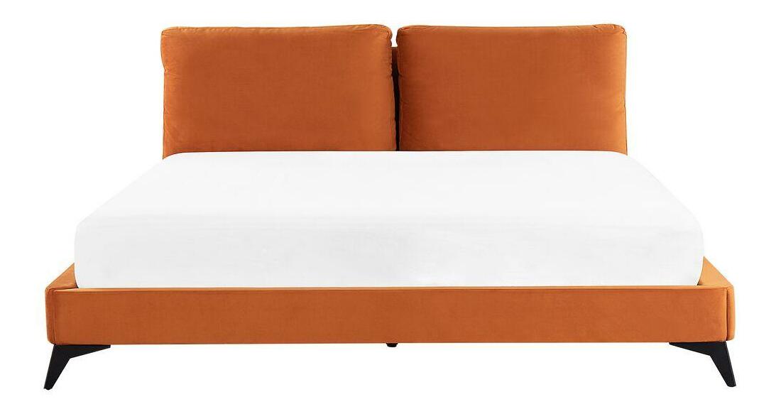 Manželská postel 180 cm Mellody (oranžová)