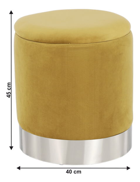 Taburet Darcy (žlutá)